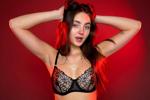 sexy photos in red background