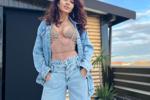 Denim Tease Rooftop Vibes 🔥