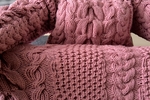 new pink sweater and skirt set