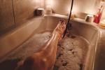 in bath