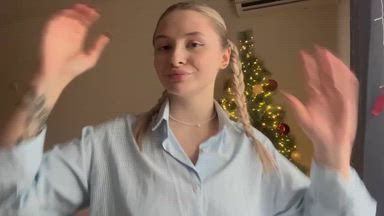 Schoolgirl naked striptease