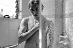 juan - onlyfans.com/paezcantor <3 — NAEL B&W IN THE SHOWER