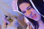 Bra on my naughty face