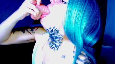 messy deepthroat