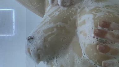 tits in foam