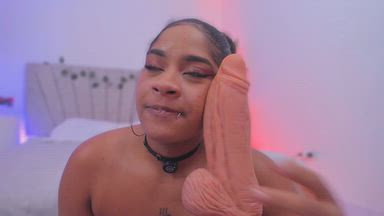 big dildo in my mouth 😈