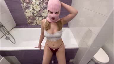 I washed myself in front of a guy and he couldn't
