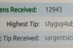 MY HIGHEST TIP SO FAR