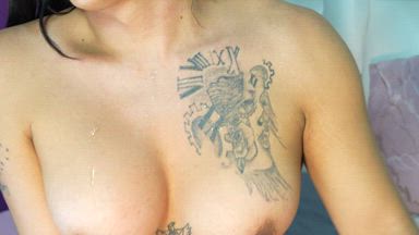 Playing with my hot tits