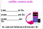 ❤️ Control Lovense Lush2❤️
