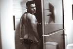 alone in the shower