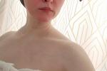 In shower