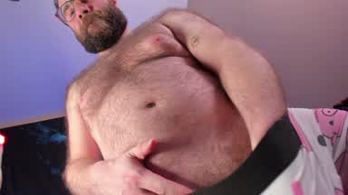 Cum Splatter Kneeling