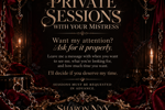👠 **PRIVATE SESSIONS WITH YOUR MISTRESS** 👑