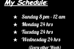 My Schedule