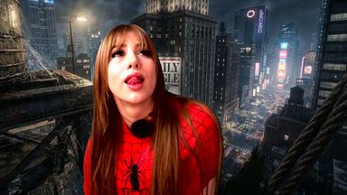Spider-Man strip dance + play lush in doggy
