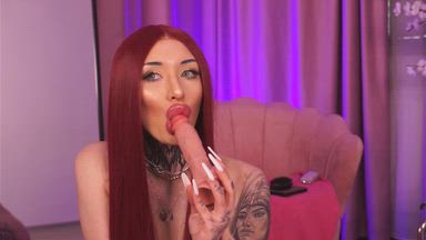 My first sloppy BJ 💦