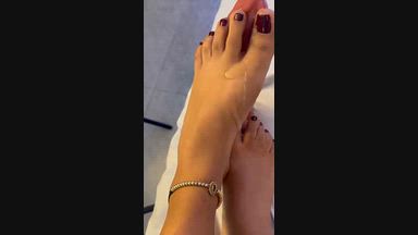 Tease Footjob