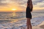 beautiful sunset and me