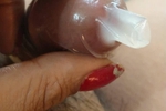 cum in condom