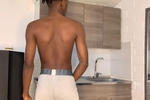 In the kitchen