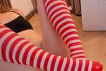 LONG SOCKS WITH STRIPES