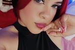 Red and black hair