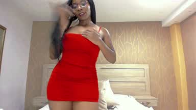 Striptease and masturbation