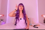 Me and my purple wig 🥰