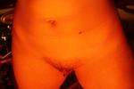 horny next to the fireplace