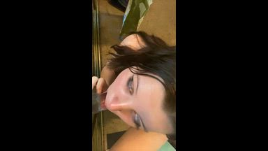 Sucking my toy