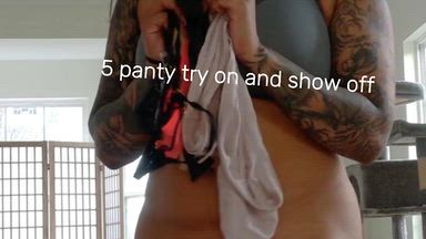 panty try on - Karma Sutra @sweetkarmababy