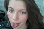 Still showing my tongue