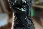 Goddess in a LATEX DRESS