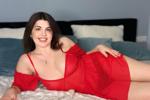 Me in red dress