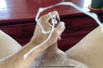 twin ropes shooting out my cock