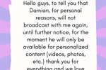 IMPORTANT NOTICE📢