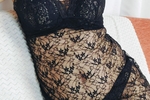 Sexy Black Peignoir