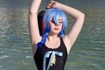 Cute cow cosplay