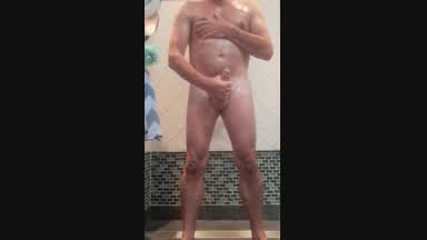 Oiled body and cum