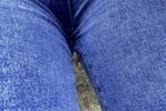 Cum in jeans