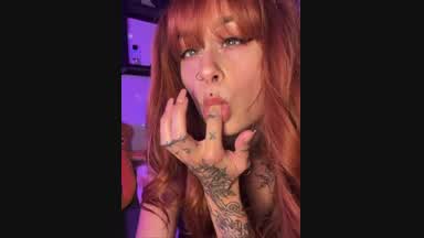 Finger sucking & AHEGAO