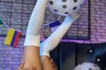 white sports socks⚽🧦