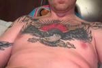 Pic of face with my cock in hand