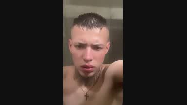 Taking a shower