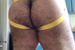 jordan el din — My butt in the  yellow jockstrap