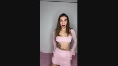 Slut in oil gets fucked on the bed