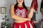 Cheerleader girl❤️🤍
