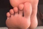 bare feet close