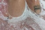 Pink bath